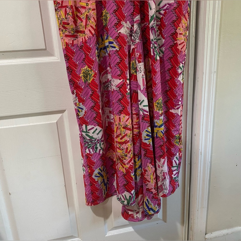 Zac Posen Target 20th Anniversary Collection Pink‎ Safety Pin Maxi Size 18 W - Picture 10 of 13